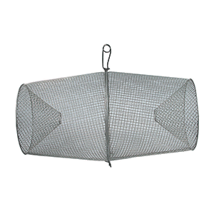 Frabill Torpedo Trap - Galvanized Minnow Trap - 10" x 9.75" x