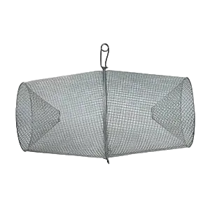 Frabill Torpedo Trap - Galvanized Minnow Trap - 10" x 9.75" x