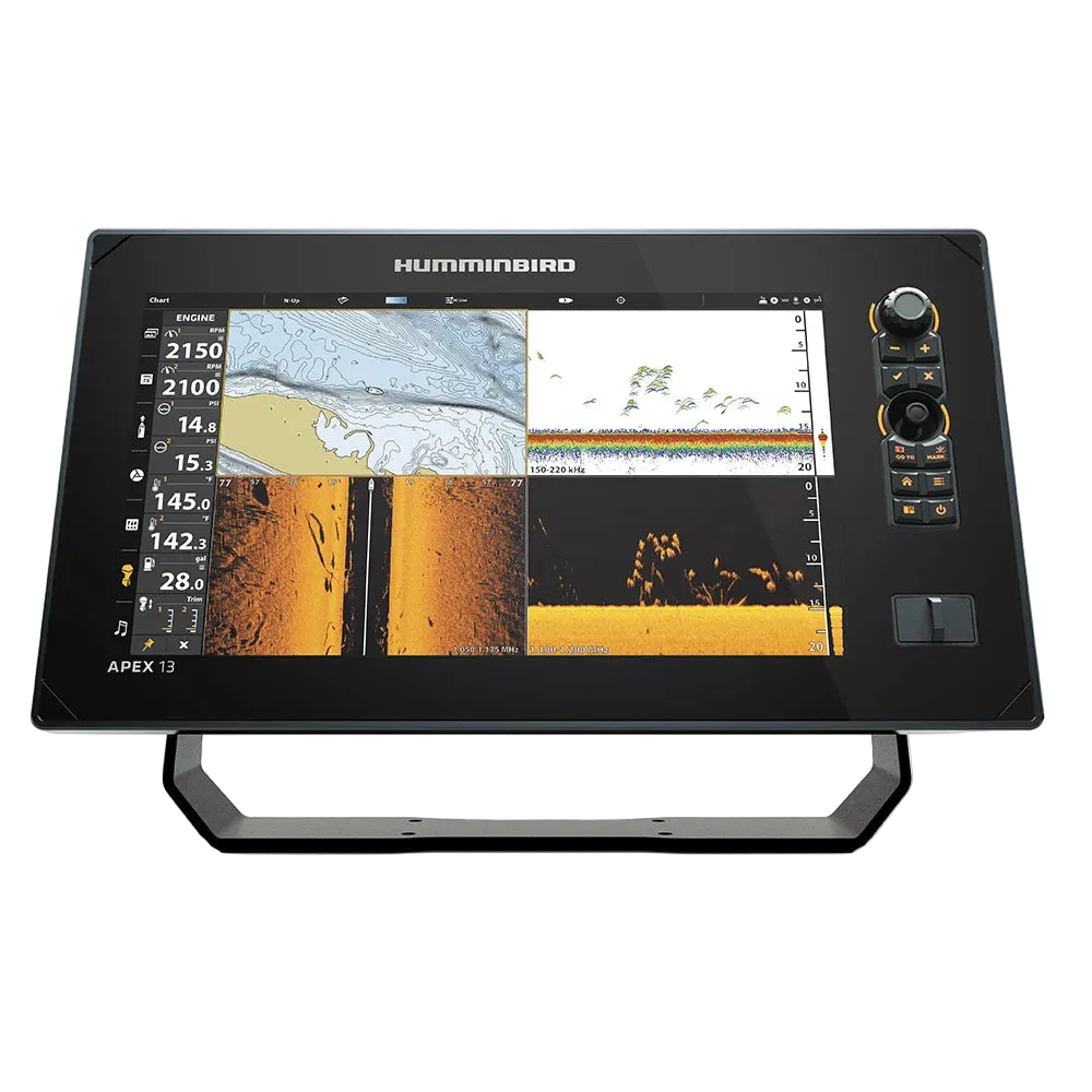 Humminbird APEX® 13 VX MSI+ Chartplotter/Fishfinder w/Transom Mount Transducer
