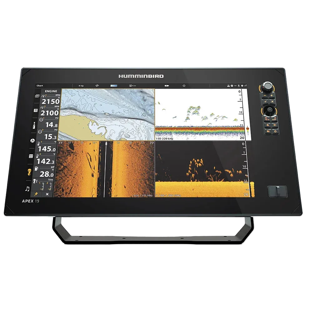 Humminbird APEX® 19 VX MSI+ Chartplotter/Fishfinder w/Transom Mount Transducer