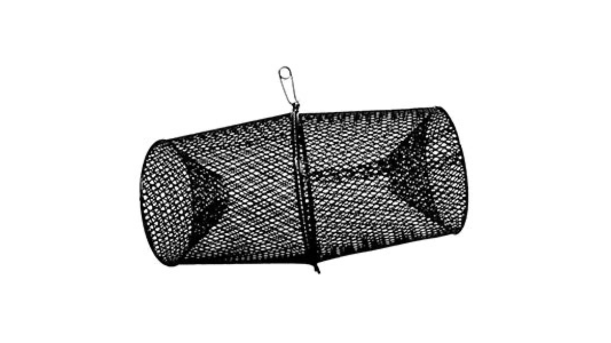 Frabill Torpedo Trap - Black Minnow Trap - 10" x 9.75" x 9"